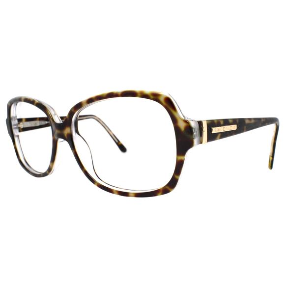 Anne Klein AK7035 Tortoise Crystal 55-16mm Eyeglasses FRAMES ONLY -GOOD ONDITION - Picture 1 of 12